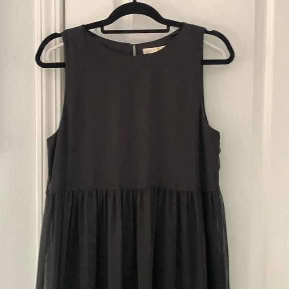 Marie‎ Oliver Sheer Lined Maxi Dress size S classic casual elegant loose - Picture 2 of 12
